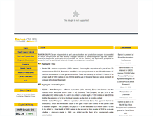 Tablet Screenshot of baronoilplc.com